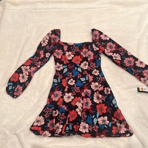 Junior floral dress